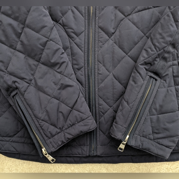 Banana Republic blue quilted jacket medium